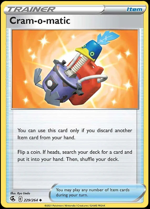 Cram-o-matic Fusion Strike Pokemon Card Singles 229/264