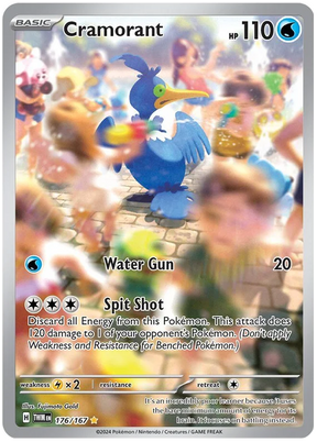 Cramorant (Illustration Rare) Twilight Masquerade Pokemon Single 176/167