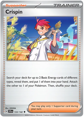 Crispin Stellar Crown Pokemon Single Card 133/142