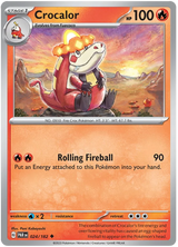 Crocalor Paradox Rift Single Pokemon Card 024/182