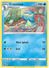 Croconaw Fusion Strike Pokemon Card Singles 056/264