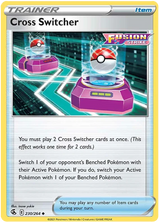 Cross Switcher Fusion Strike Pokemon Card Singles 230/264