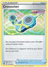 Crosseiver Fusion Strike Pokemon Card Singles 231/264