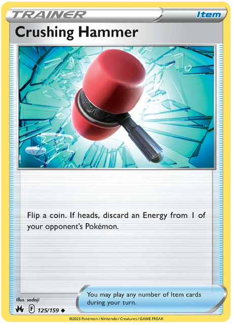 Crushing Hammer Crown Zenith Pokemon Card Single