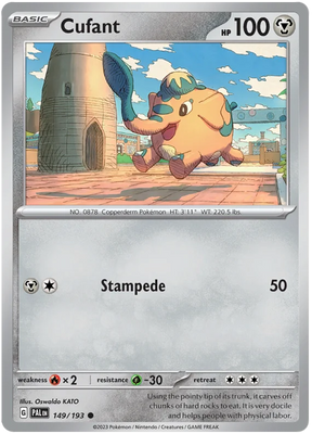 Cufant Paldea Evolved Single Pokemon Card