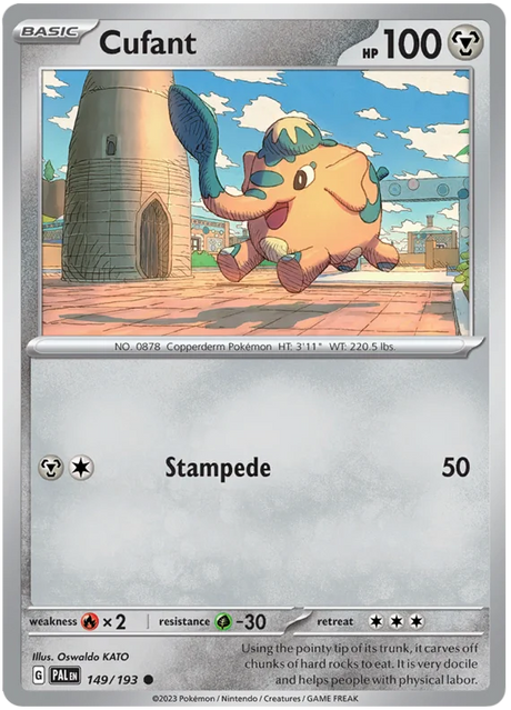 Cufant Paldea Evolved Single Pokemon Card