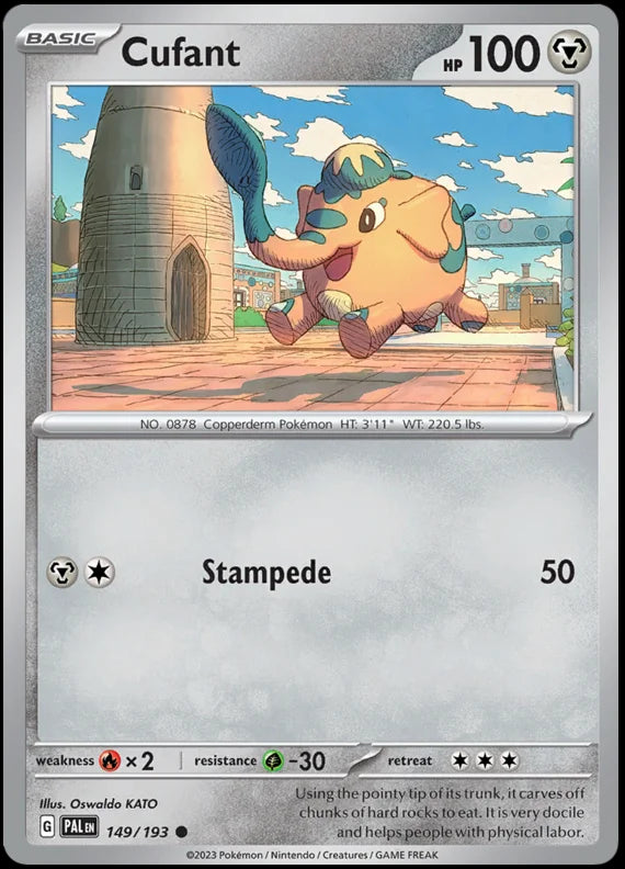 Cufant Paldea Evolved Single Pokemon Card