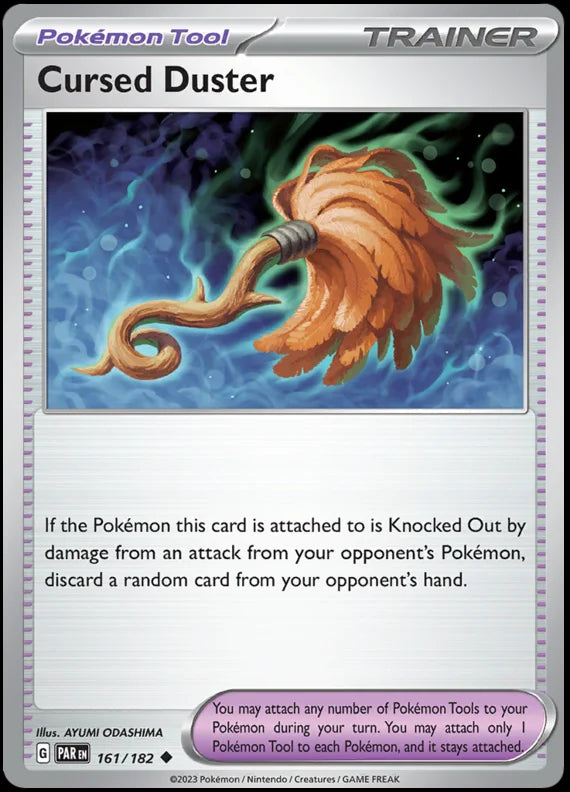 Cursed Duster Paradox Rift Single Pokemon Card 161/182