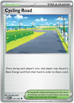 Cycling Road 151 Single Pokemon Card