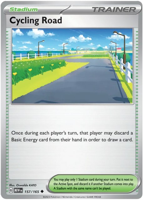 Cycling Road 151 Single Pokemon Card