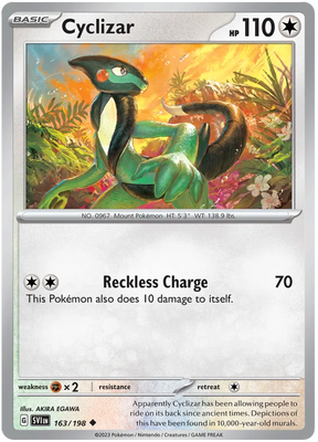 Cyclizar 163 Scarlet & Violet Base Set Pokemon Card Single