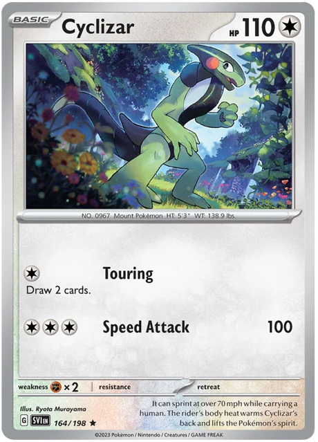 Cyclizar 164 Scarlet & Violet Base Set Pokemon Card Single