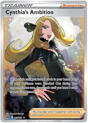 Cynthia's Ambition Brilliant Stars Pokemon Card Singles 169/172