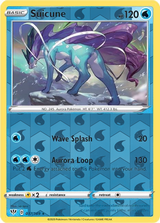 Suicune 037/189, Darkness Ablaze, Reverse Holo finish, representative matte composite