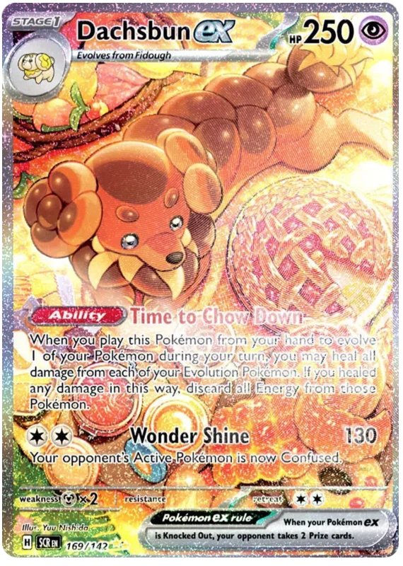 Dachsbun ex Special Illustration Rare Stellar Crown Pokemon Single Card 169/142