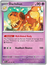 Dachsbun Paldean Fates Pokemon Card Single 039/091