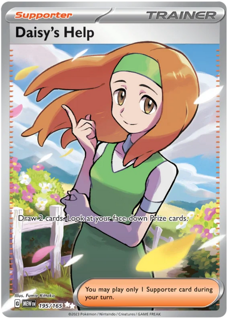 Daisy's Help Full Art 151 Single Pokemon Card