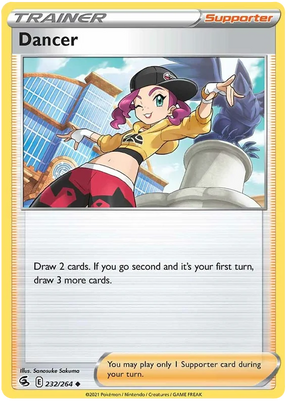 Dancer Fusion Strike Pokemon Card Singles 232/264