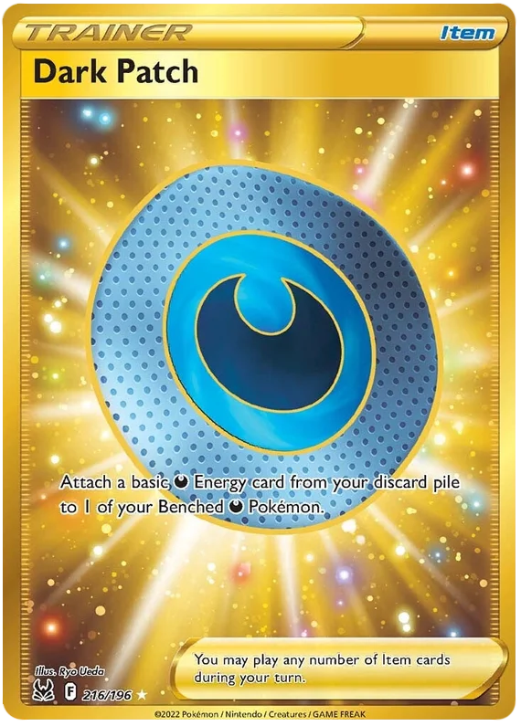 Dark Patch (Secret) Lost Origin Pokemon Single Card 216/196