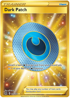 Dark Patch (Secret) Lost Origin Pokemon Single Card 216/196