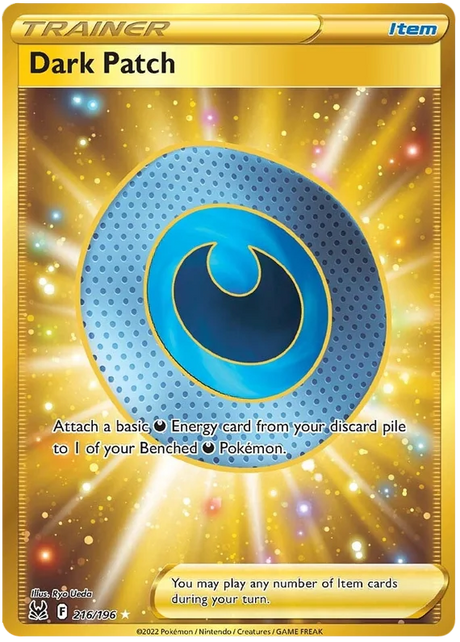 Dark Patch (Secret) Lost Origin Pokemon Single Card 216/196