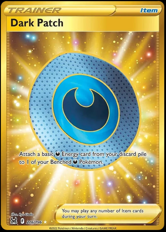 Dark Patch (Secret) Lost Origin Pokemon Single Card 216/196