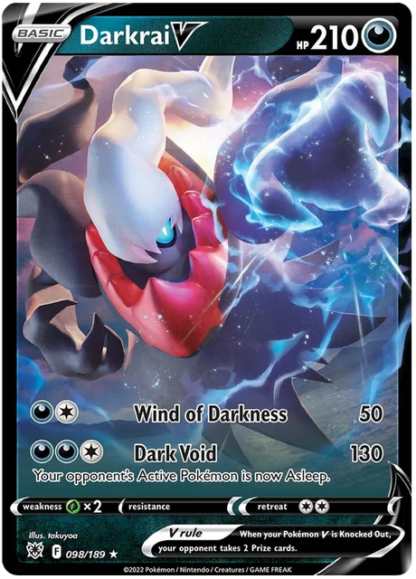 Darkrai V Astral Radiance Pokemon Card Singles 098/189