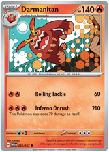 Darmanitan Twilight Masquerade Pokemon Single 035/167