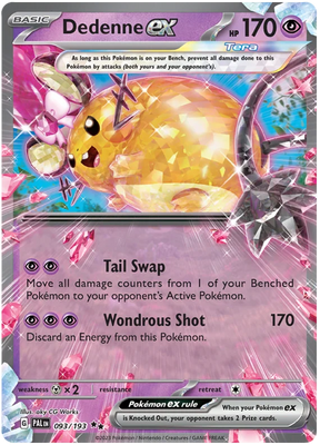 Dedenne ex Paldea Evolved Single Pokemon Card