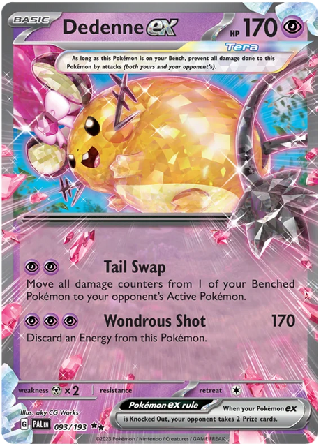 Dedenne ex Paldea Evolved Single Pokemon Card