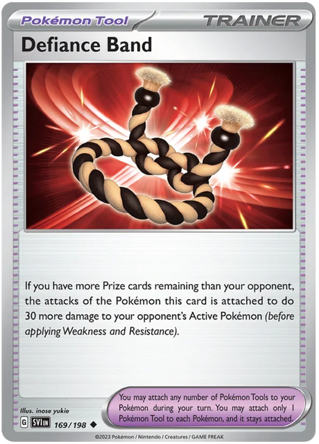 Defiance Band Scarlet & Violet Base Set Pokemon Card Single