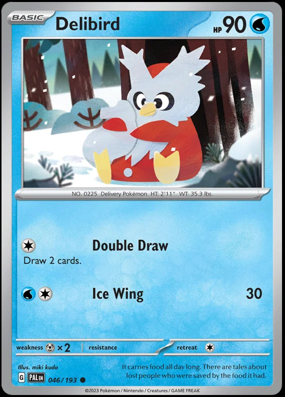 Delibird Paldea Evolved Single Pokemon Card