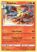 Delphox Silver Tempest Pokemon Single 027/195
