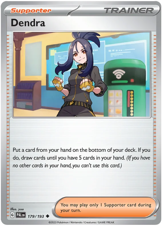 Dendra Paldea Evolved Single Pokemon Card