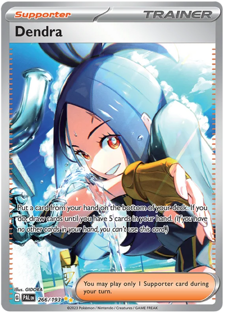 Dendra Special Illustration Rare Paldea Evolved Single Pokemon Card