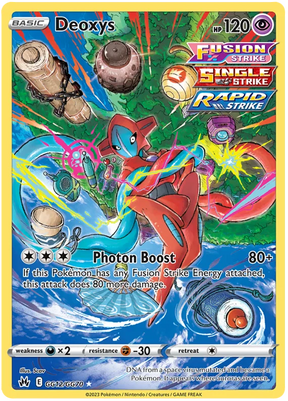 Deoxys Crown Zenith Galarian Gallery Pokemon Card Single