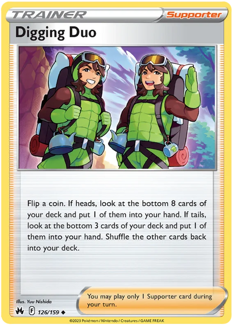 Digging Duo Crown Zenith Pokemon Card Single