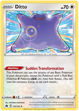 Ditto Crown Zenith Pokemon Card Single
