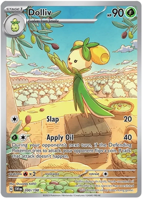 Dolliv Illustration Rare Scarlet & Violet Base Set Pokemon Card Single