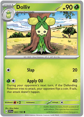 Dolliv Scarlet & Violet Base Set Pokemon Card Single