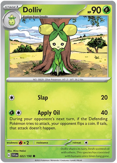 Dolliv Scarlet & Violet Base Set Pokemon Card Single