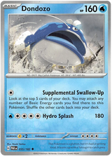 Dondozo Paradox Rift Single Pokemon Card 055/182