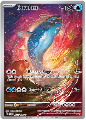 Dondozo Illustration Rare Scarlet & Violet Base Set Pokemon Card Single