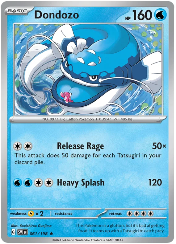 Dondozo Scarlet & Violet Base Set Pokemon Card Single