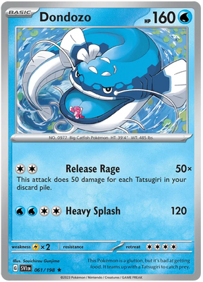 Dondozo Scarlet & Violet Base Set Pokemon Card Single