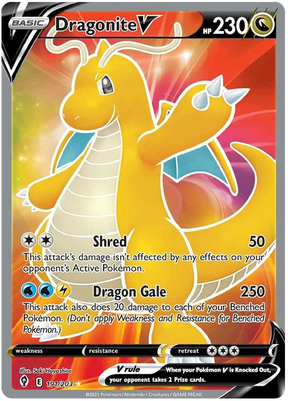 Dragonite V (Full Art) 191/203 - Pokemon TCG Evolving Skies card