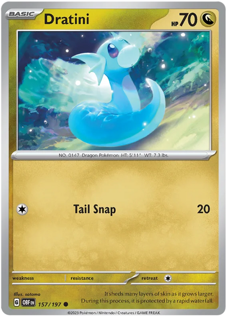 Dratini Obsidian Flames Single Pokemon Card