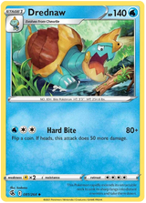 Drednaw Fusion Strike Pokemon Card Singles 081/264