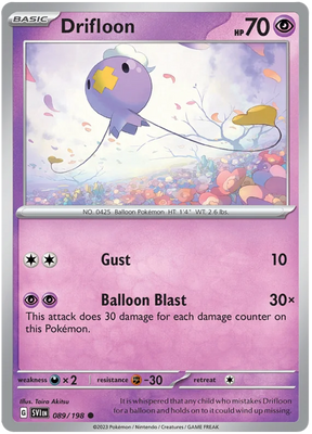 Drifloon Scarlet & Violet Base Set Pokemon Card Single