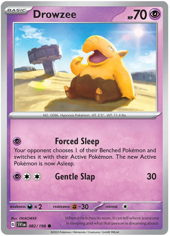 Drowzee Scarlet & Violet Base Set Pokemon Card Single